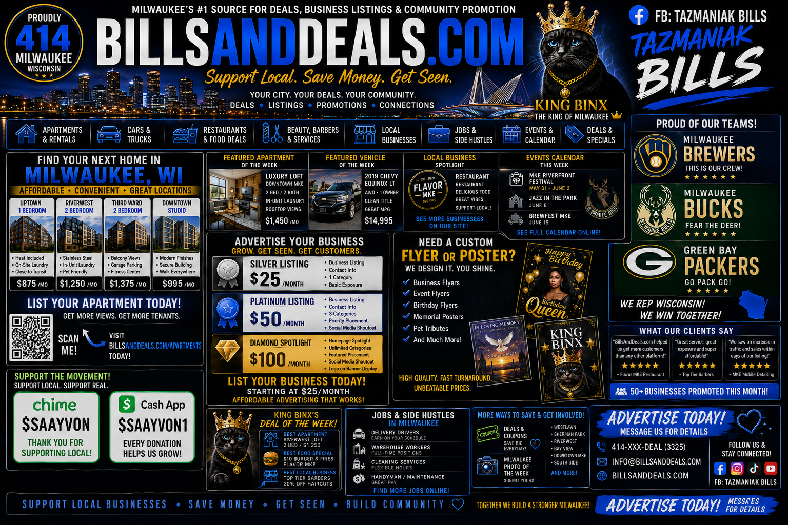 BillsandDeals – Social Media Graphics